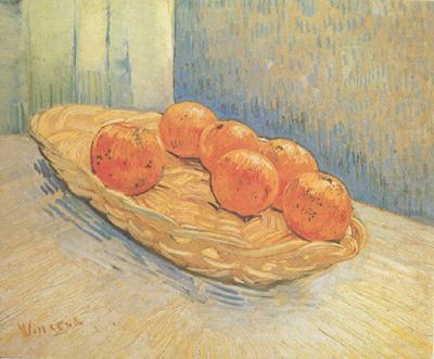 Vincent Van Gogh Still Life:Basket with Six Oranges (nn04)